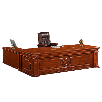 慧采云 办公家具办公桌老板桌经理桌主管桌现代简约办公室总裁桌大班台单人桌子2m