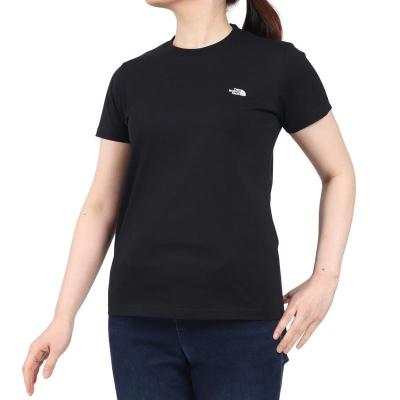 女士短袖T恤棉质透气舒适百搭运动休闲基础款黑