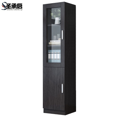 圣承启 玻璃门书柜 双门台