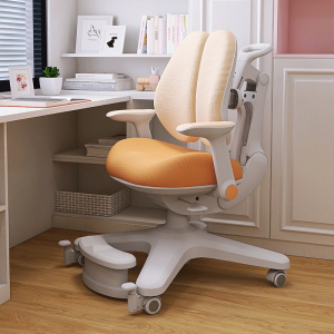 爱果乐 igrow 卧室人体工学椅 网布材质可升降带脚踏旋转扶手100厘米靠背大空间设计