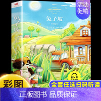 兔子坡 [正版]老人与海 彩图注音版一年级阅读课外书必老师推二三年级小学生带拼音荐儿童经典文学读物童话故事书籍原著书目上