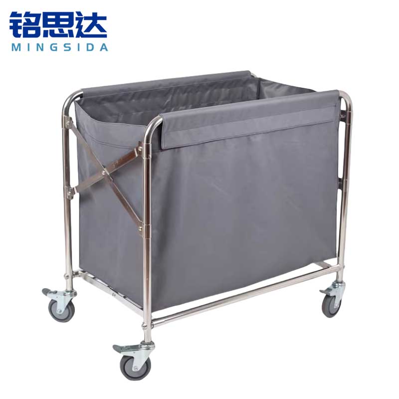 铭思达折叠布草车大号个