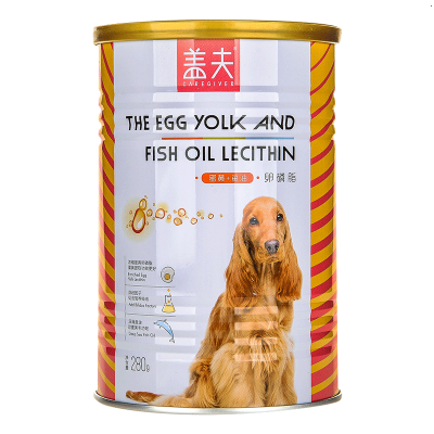 蛋卵磷脂金毛泰迪比熊狗狗专用美毛粉毛防脱毛鱼油软磷脂
