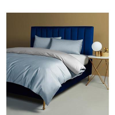 全棉60支被套单件20020贡缎纯色全棉1.8m三件套单人被罩150200