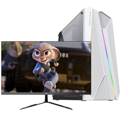  铭能 英特尔酷睿i3/8G高频内存/256G高速固态 SSD 台式电脑 台式机 电脑主机 组装电脑 DIY组装机 家用办公主机台式机组装机电脑商务娱乐影音学生网课电脑+21.5英寸