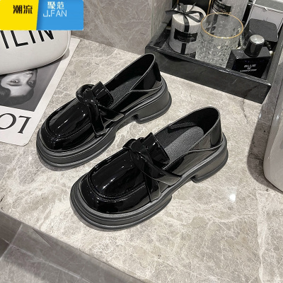 聚范小皮鞋女英伦风2024新款夏季法式玛丽珍jk小众厚底乐福鞋松糕单鞋