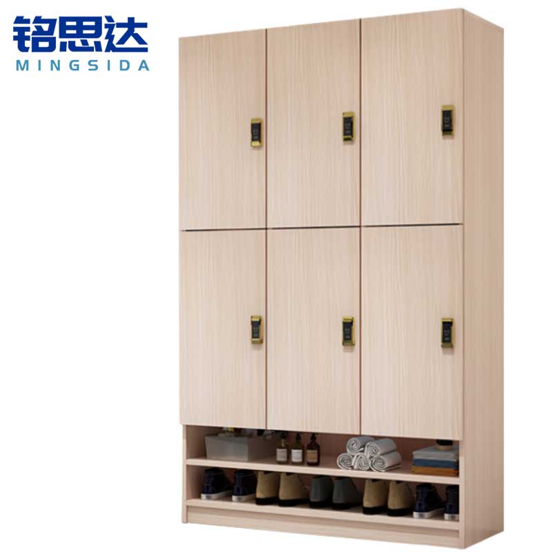 铭思达更衣柜两层6门台