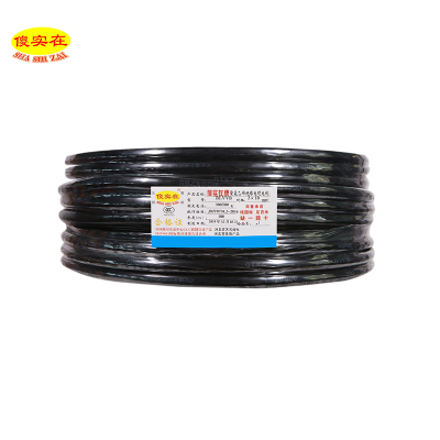 傻实在(SHASHIZAI) 电线 国标铝护套 黑色 100米 BLVVB 2*10 盘