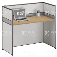 臻远 ZYGW-005职员桌办公桌屏风工作卡位直排单人位