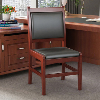 苏宁 质凡 会议办公椅实木橡木椅子