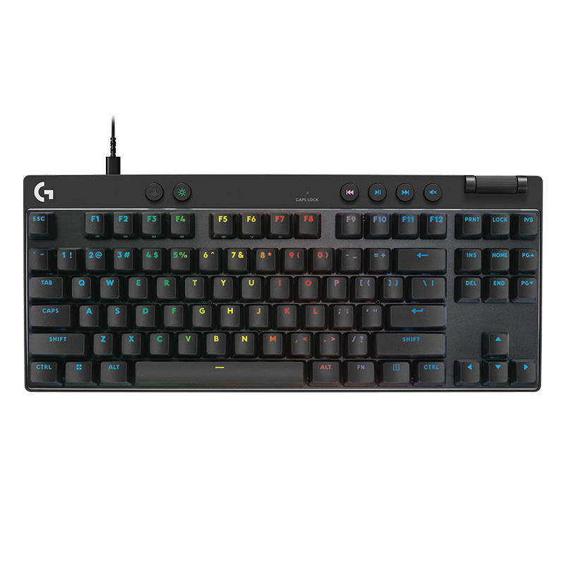 罗技(Logitech) 罗技PRO X TKLRAPID磁轴键盘-黑色