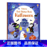 [正版]Usborne出品我的第一本万圣节贴纸书英文原版绘本 First Sticker Book Halloween
