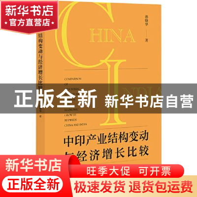 正版 中印产业结构变动与经济增长比较 孙晓华 社会科学文献出版
