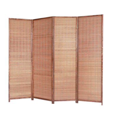 汐岩咖啡竹餐厅酒店屏风隔断卧室遮挡家用实木屏风折叠移动办公室屏风