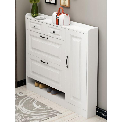 超薄鞋柜17cm简约现代经济型小户型省空间家用口翻斗式收纳鞋架