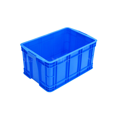 翌嘉YJ4120583 蓝色塑料周转箱大号工业胶箱 580*380*280