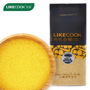 有机小米370g 黄小米五谷杂粮粗粮 熬粥小米