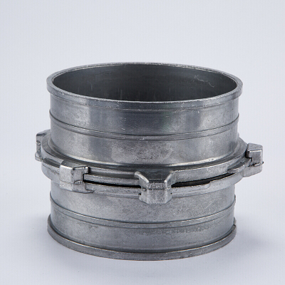 汐岩1/2/3/4/5/6/8寸快速活铝合金通用2爪加厚铝接头扣配件水带 5寸加厚3爪接头