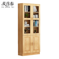 芙首泰木质书柜两门80*32*195cm个