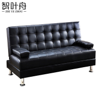 智叶舟办公折叠沙发双人位140*90*80cm张