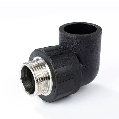 伟鹏双兴 PE外丝弯头 PE63螺纹2寸 个