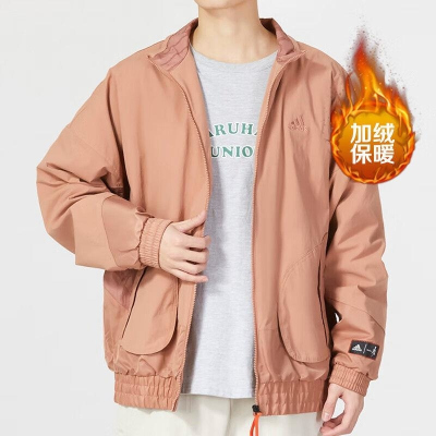 adidas/阿迪达斯男装 新款防风运动休闲立领夹克外套 HZ3038 C