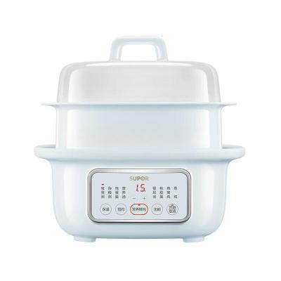 苏泊尔(SUPOR)电压力锅蒸炖双全-锅配三盅24H预约上蒸下炖九大炖煮功能DZ18YC57
