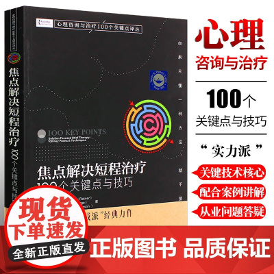心理咨询与治疗100个关键点译丛 焦点解决短程治疗 100个关键点与技巧 化学工业出版社