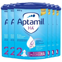 [6罐装]Aptamil德国原装进口爱他美HA适度水解2段6个月以上婴儿配方奶粉800g