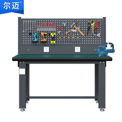 尔迈 维修焊接工作台工作台工具挂板电子重型钳工台防静电1.5米 BC款