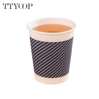 TTYOOP SJ-8803 250ML 一次性纸杯 100个/包(计价单位:包)蓝色