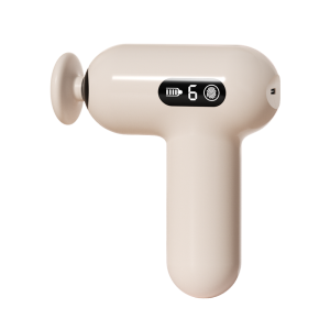 yottoy泡沫轴肌肉放松滚轴实心细腿神器狼牙棒筋膜滚轮按摩瑜伽器材 筋膜枪-强劲推力轻巧便携 白色