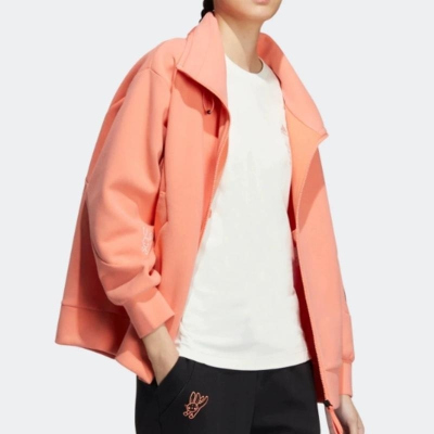 adidas/阿迪达斯女子新款运动休闲训练立领夹克外套 HZ0247 C
