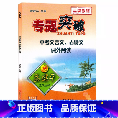 (中考)文言文.古诗文 初中通用 [正版]孟建平专题突破 中考文言文.古诗文课外阅读ZT243初中初三九年级语文中考文言