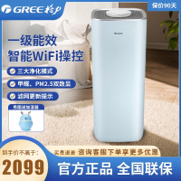 格力(GREE)空气净化器KJ520G-A01 甲醛数显 家用除甲醛 办公室除细菌 除PM2.5 低音 智能wifi控制