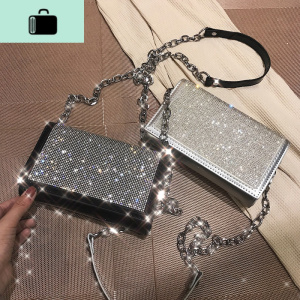 高级感小包包女2019春夏新款亮片百搭挎包时尚洋气单肩链条斜挎包NEW LAKE女士单肩包