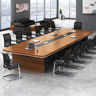 加厚会议桌长桌培训桌椅组合办公桌