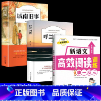 [3册]城南旧事+呼兰河传+五年级高效阅读训练 [正版]城南旧事林海音完整版原著三四五六年级课外书必读阅读书籍经典书目小