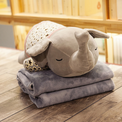 美帮汇汽车抱枕被子两用珊瑚绒靠枕床头靠垫办公室空调毯子午睡枕头