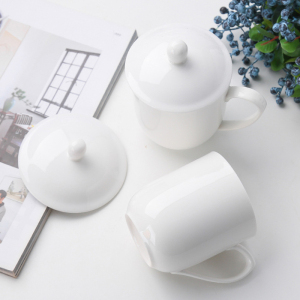 福陶缘 LLMJ-CM11 景德镇纯白骨瓷杯3个/组(计价单位:组)白