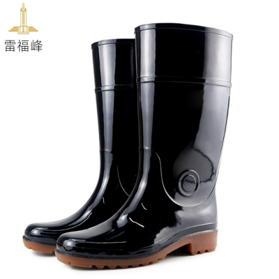雷福峰 劳保胶靴牛筋底雨鞋男款38/双