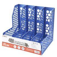 晨光文件框蜂窝形四联(蓝色)ADM95082