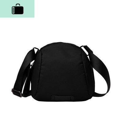牛津布贝壳包2020年新款男女通用防水尼龙包百搭实用单肩斜挎包女NEW LAKE 黑色女斜挎包