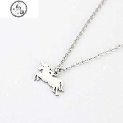 玫瑰金星空独角兽的眼泪项链女潮轻奢星月锁骨链纯银双层网红抖音 JiMi