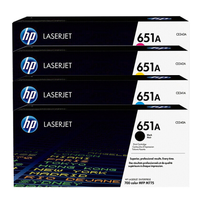 惠普651A 四色硒鼓套装 适用Enterprise M775dn/f/z[61500页]