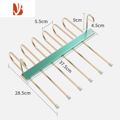 三维工匠裤架折叠多多层裤子衣架家用魔术裤夹衣柜收纳器裤挂架
