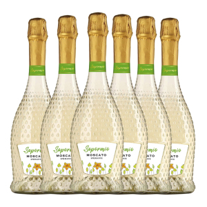 意美斯 起泡葡萄酒750ml*6瓶 意大利莫斯卡托甜高泡香槟塔用酒