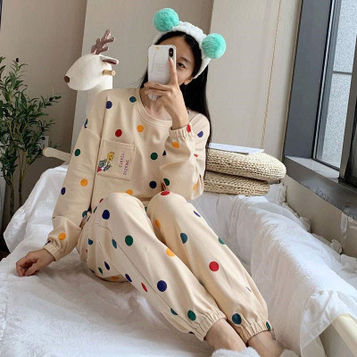 南极人睡衣女春秋款长袖纯棉2025年新款秋冬秋季秋天家居服两件套