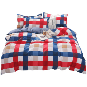 美帮汇寝室三件套单人床男生大学生宿舍铺盖套六件套上下铺被子四件套90