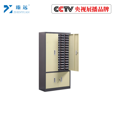 臻远零件柜抽屉式工具柜 75抽透明带门加工具柜小号